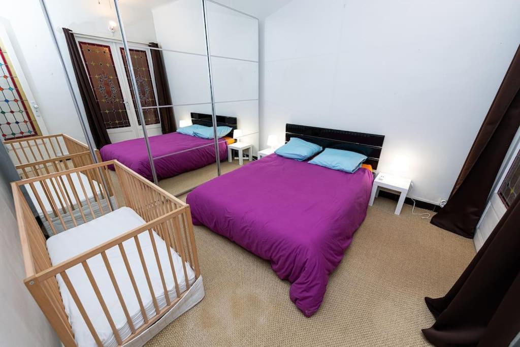 Anna-Maria : Grand Appartement 10 Personnes+Parking Prive -Actif+ Location- Marseilles Exterior foto